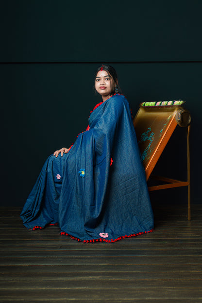 Crochet Bloom Saree