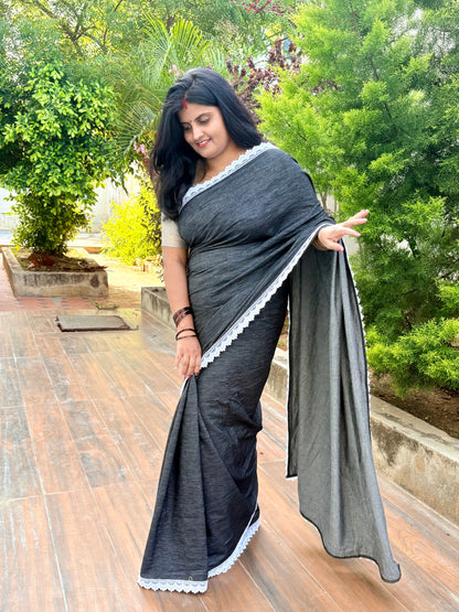 Twilight Lace Saree