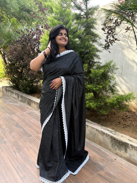 Twilight Lace Saree