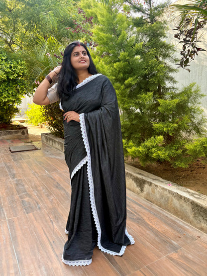 Twilight Lace Saree