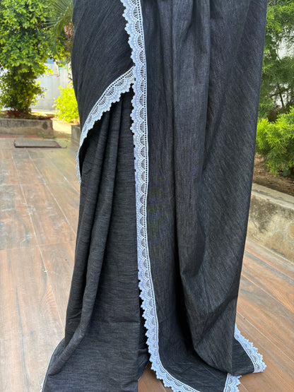 Twilight Lace Saree